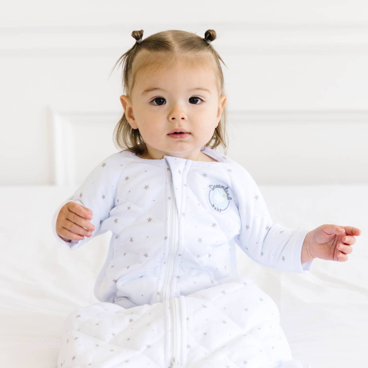 Dream Weighted Transition Swaddle - Grey Star