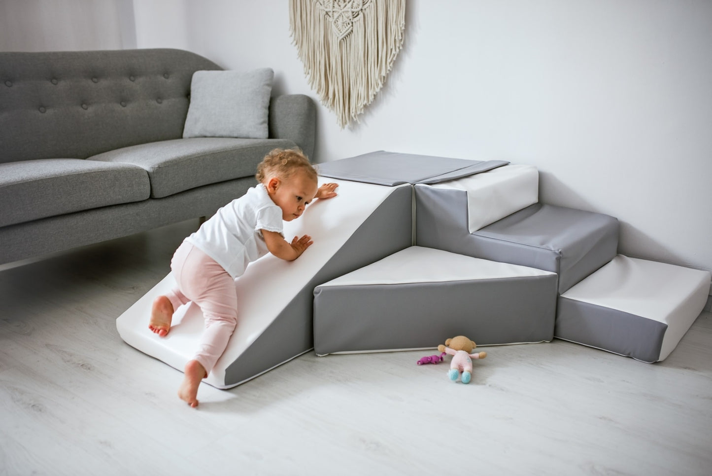 Soft Play Stairs and Slide Set