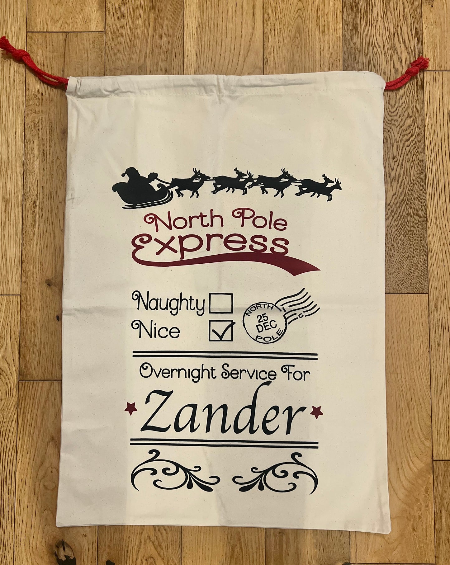 Personalised Christmas Santa Sacks