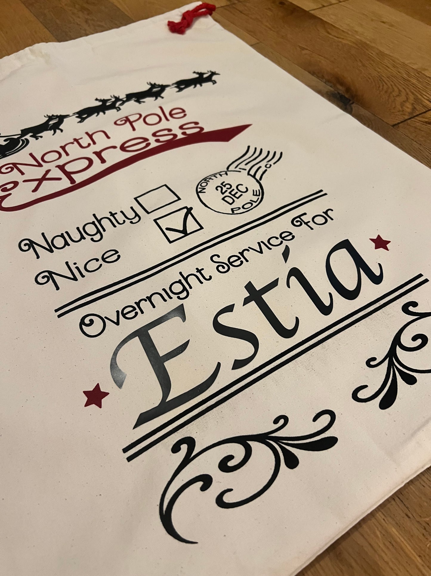 Personalised Christmas Santa Sacks
