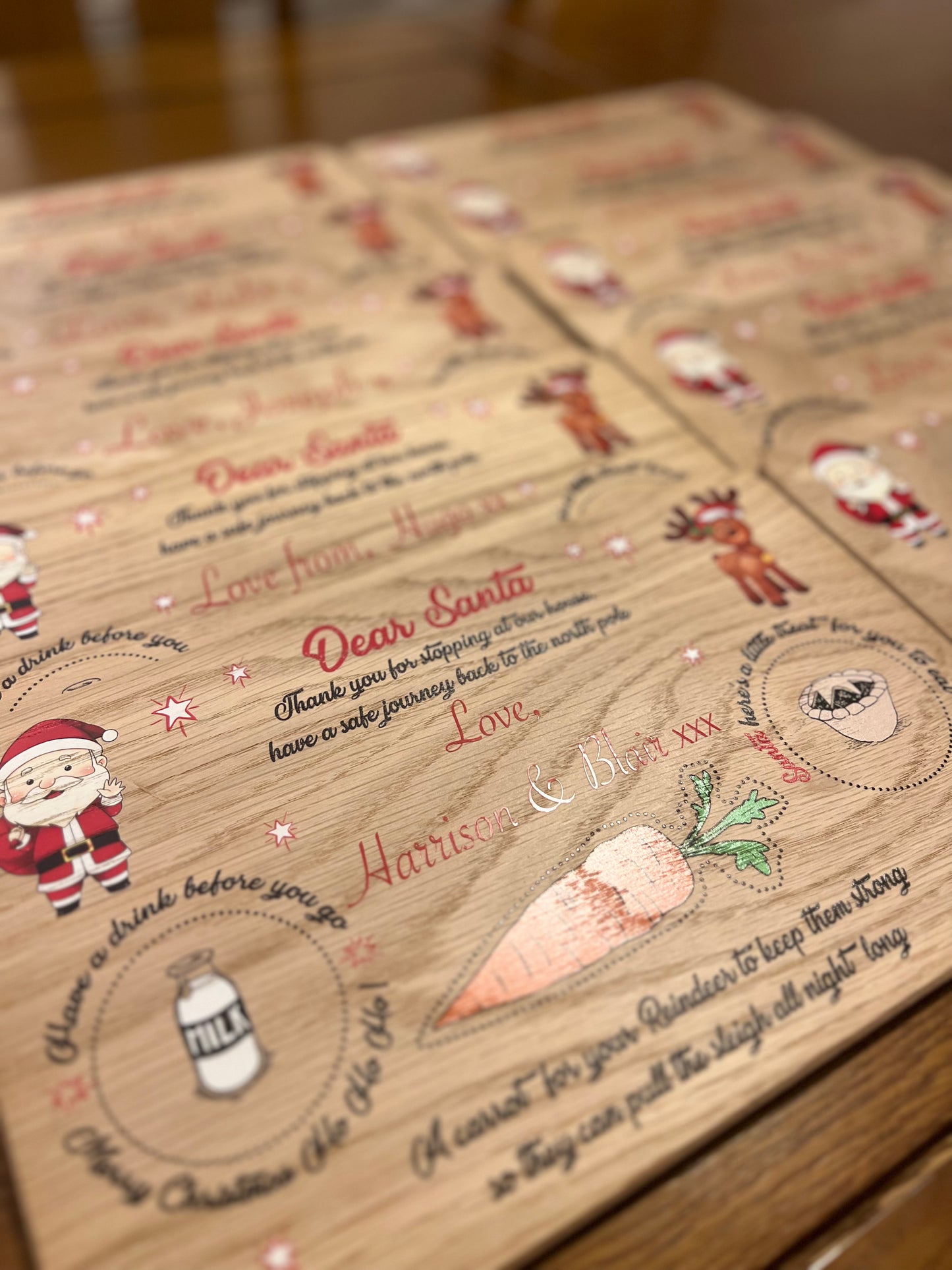 Personalised Christmas Eve Santa Board
