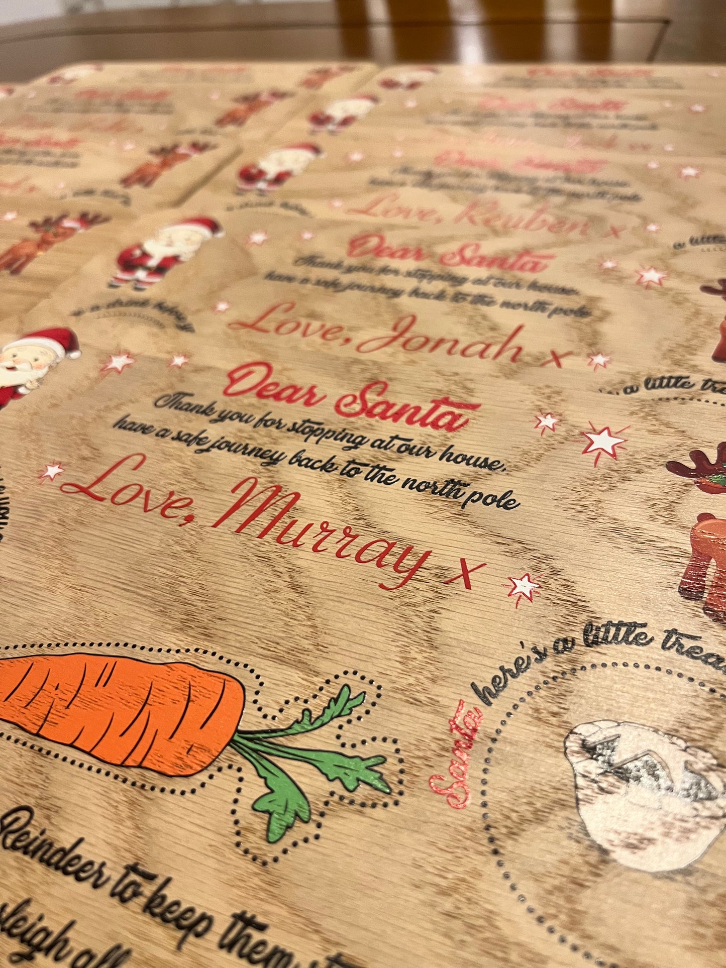 Personalised Christmas Eve Santa Board