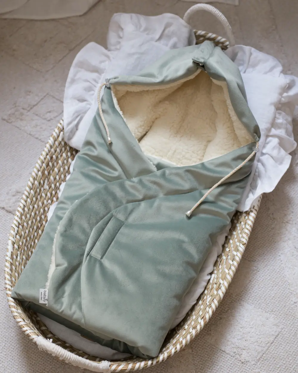 Car Seat Swaddle - Mint