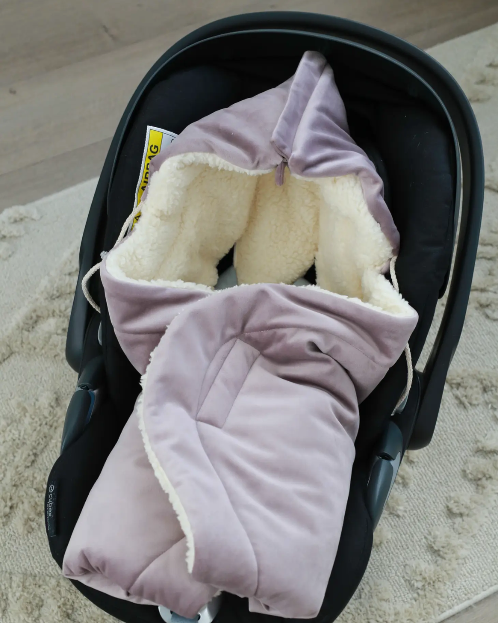 Car Seat Swaddle - Heather