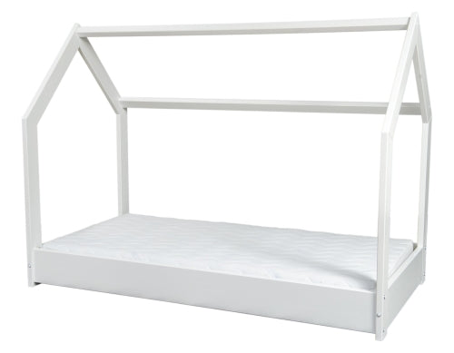 Wooden House Bed 190x90cm + ECO Mattress