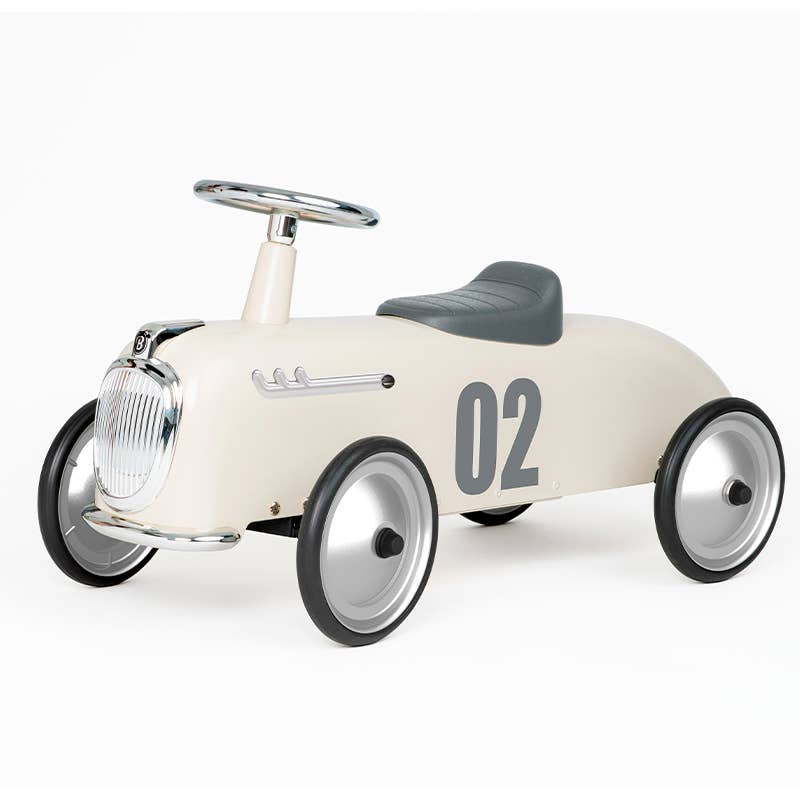 Ivory White Ride-On For Children - Roadsters Collection